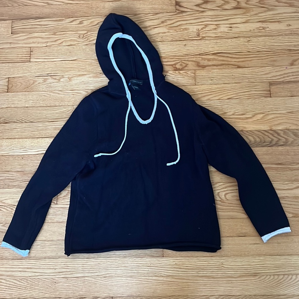 tied sweater - thick material - joan vass